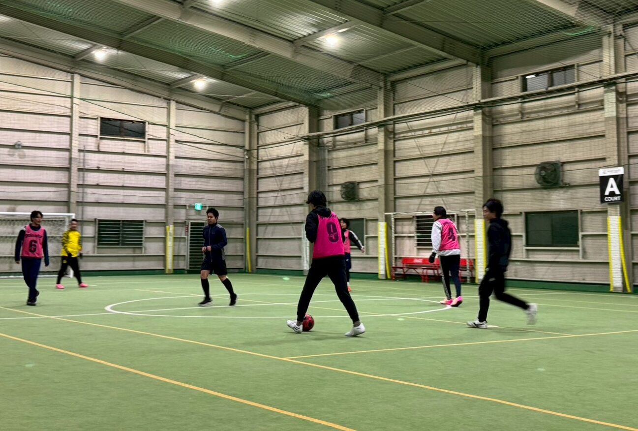 月に一度の恒例イベント、フットサル開催